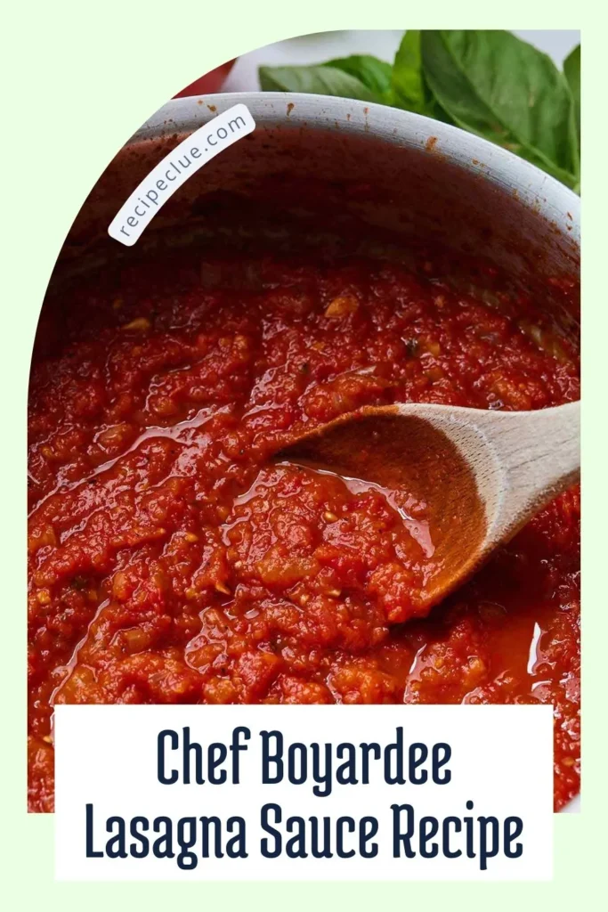 Chef Boyardee Lasagna Sauce