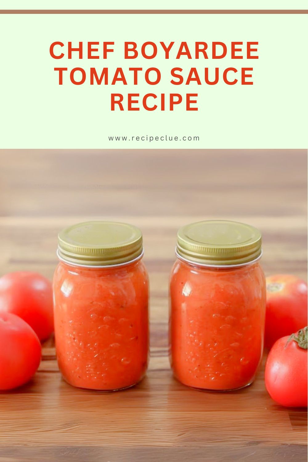 Chef Boyardee Tomato Sauce Recipe