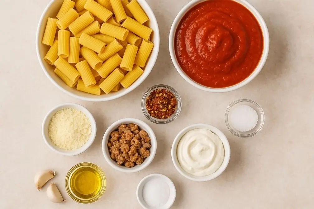 Cheesecake Factory Spicy Rigatoni Vodka Recipe Ingredients