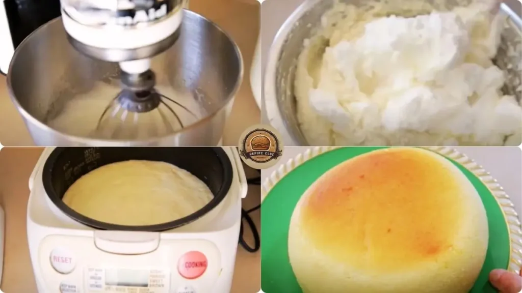 How to make Japanese Cheesecake Rice Cooker